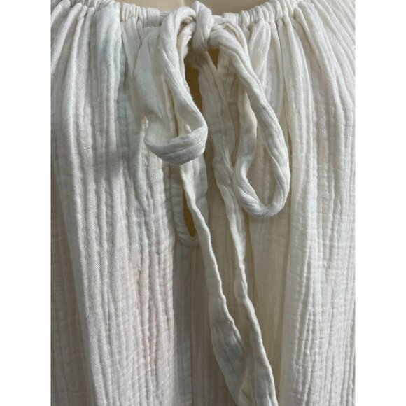 Kona Sol Women's A-line Tie in the Back Boho Cream Size L/XL - Picture 3 of 7